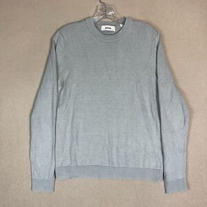 Buck‎ Mason Sweater Mens S Mint Slim Fit Crew Neck Jersey Knit Ribbing Hem